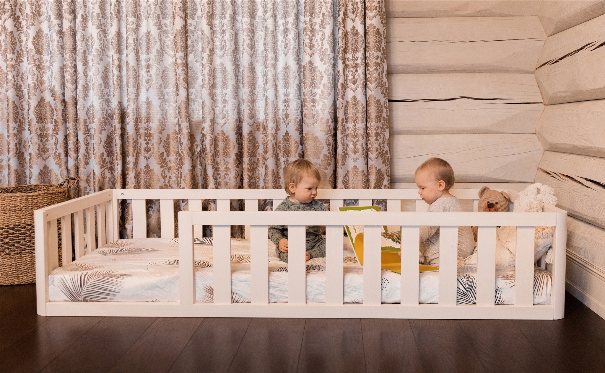 Laste põrandavoodi ilma usteta ümarate nurkadega LARA2