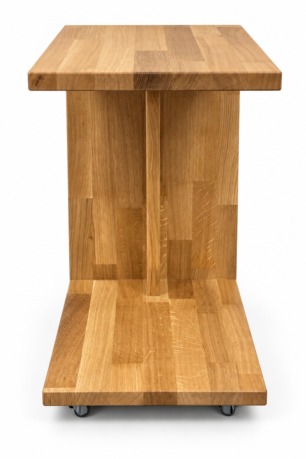 Lauma ratastel tammepuidust abilauake 35 × 45 cm