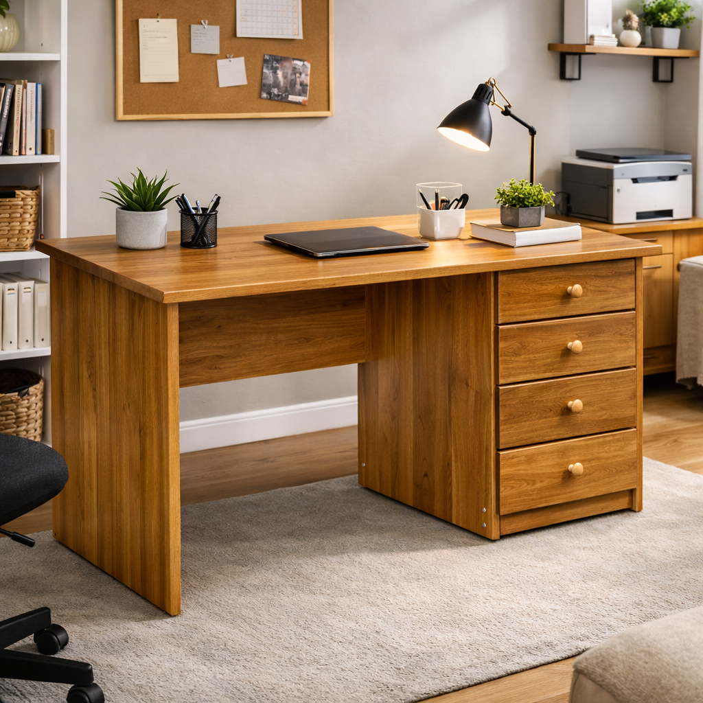 Must lepp kirjutuslaud nuppudega