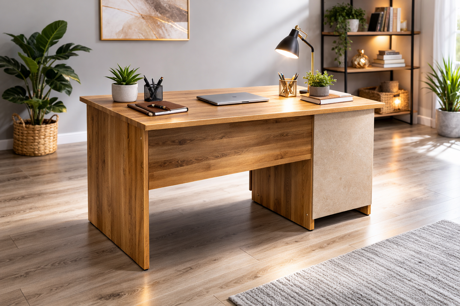 Must lepp kirjutuslaud nuppudega