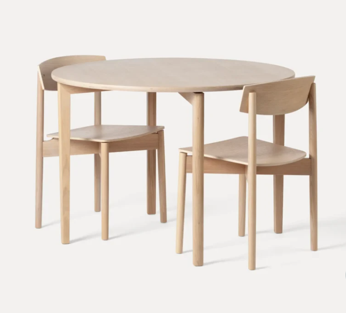 Tromso ümmargune tammelaud Ø 110 cm