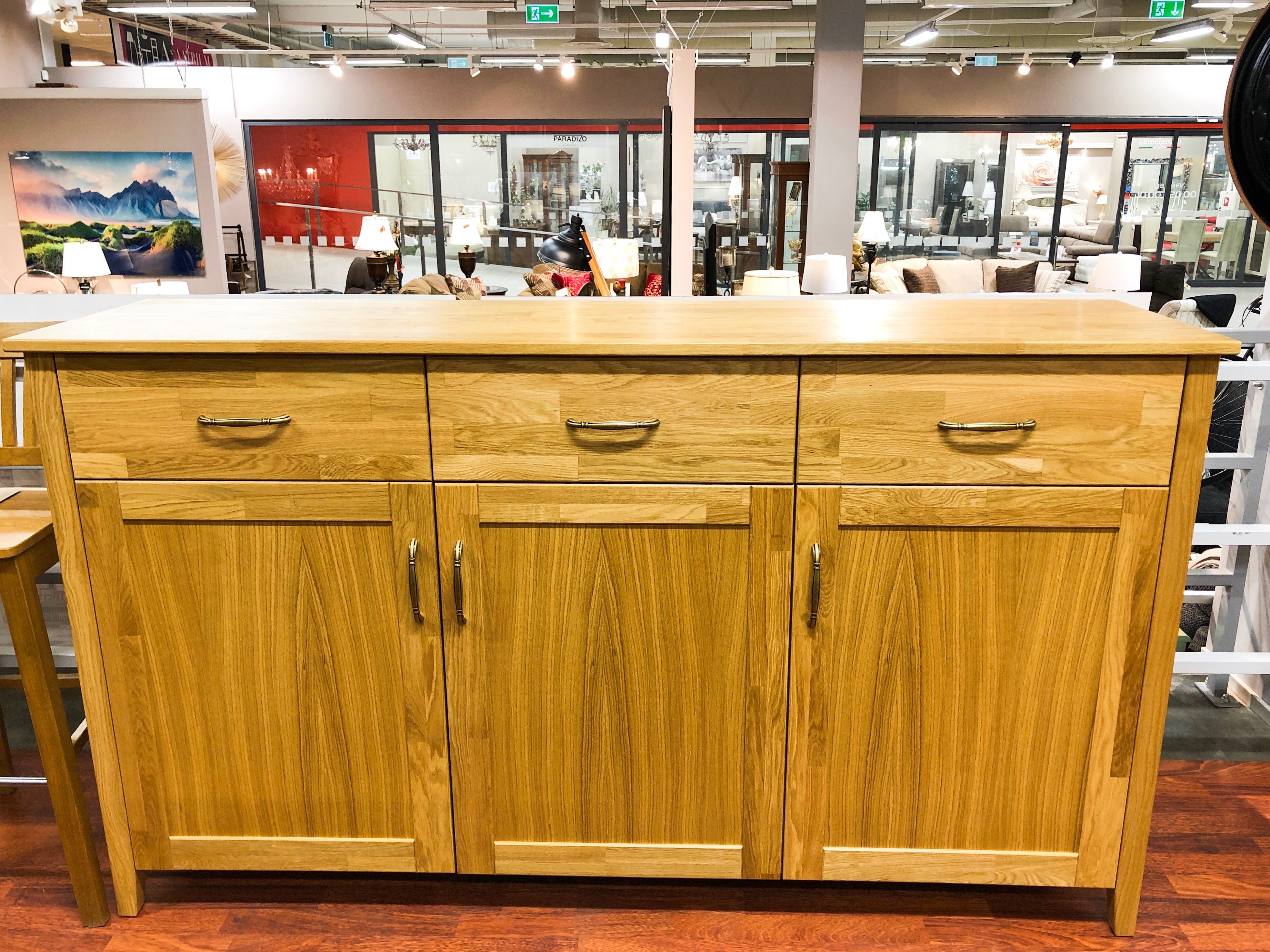 Lauma kummut tamm 3 ust + 3 sahtlit